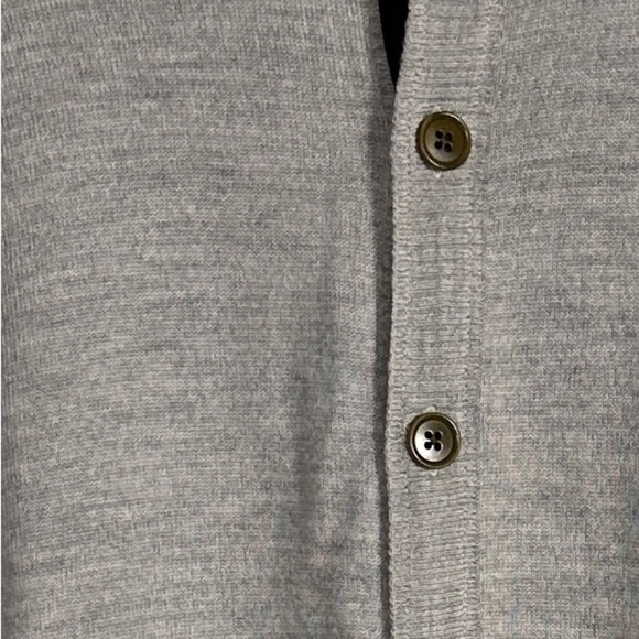 Peter Millar sz. XL 100% merino wool cardigan sweater, elbow patches, fall - Picture 2 of 12